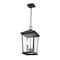Z-Lite Beacon 2 Light Outdoor Chain Mount Ceiling Fixture, Oil Rubbed Bronze & Clear Beveled 568CHB-ORB - alternate 3